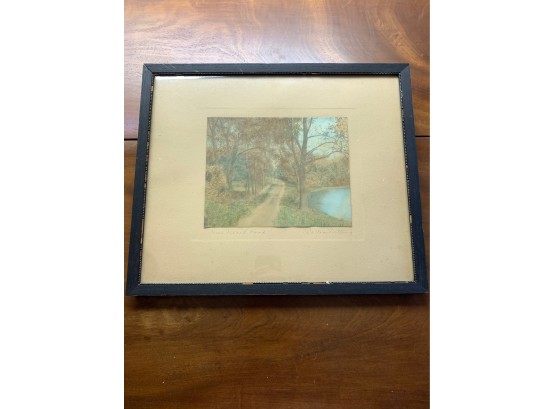 Wallace Nutting Signed Print