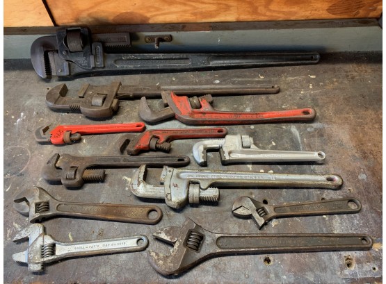 Lot Of (12) Wrenches