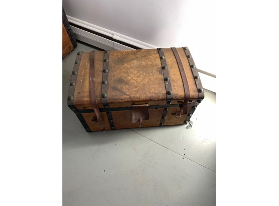 Antique Trunk With Contents