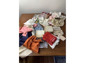 Vintage Clothing And Fabric Lot