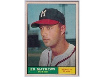 1961 Topps #120 Ed Mathews