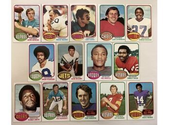 1976 Topps Football Card Star Lot