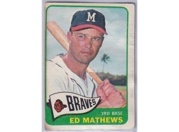 1965 Topps Ed Mathews