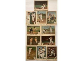 1959 Fleer Ted Williams (11) Card Lot W/ Ted's All Star Record