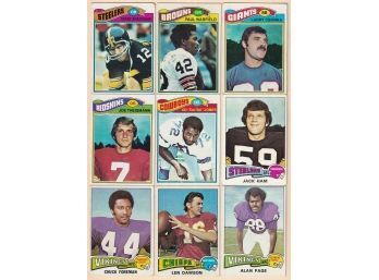1970's Football Card Star Lot