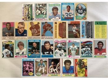 Vintage Football Card Lot 1950's To 1970's With Stars