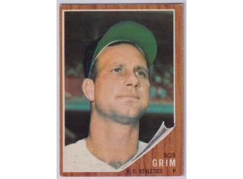 1962 Topps #564 High Number Bob Grim
