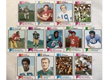 1973 Topps Football Card Lot With Stars