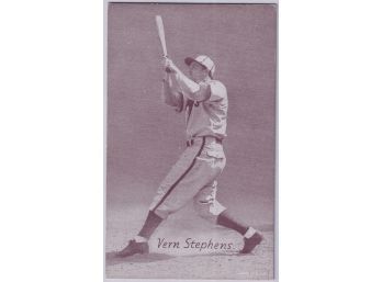 1947-66 Exhibits Vern Stephens Batting