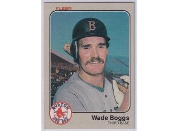 1983 Fleer Wade Boggs Rookie