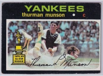 1971 Topps Thurman Munson All-Star Rookie