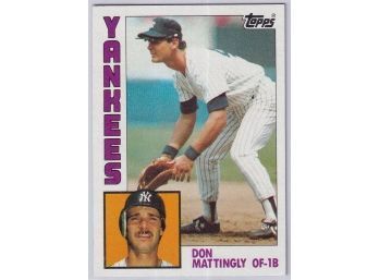 1984 Topps #8 Don Mattingly Rookie