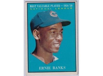 1961 Topps #485 Ernie Banks MVP