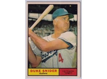 1961 Topps #443 Duke Snider