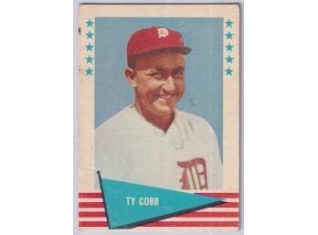1961 Fleer Baseball Greats #14 Ty Cobb