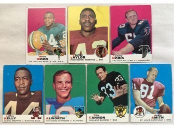 1969 Topps Football Card Lot With Stars