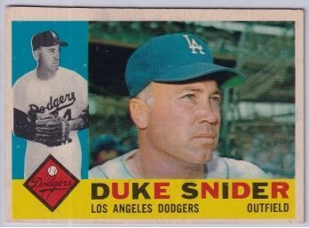 1960 Topps #493 Duke Snider
