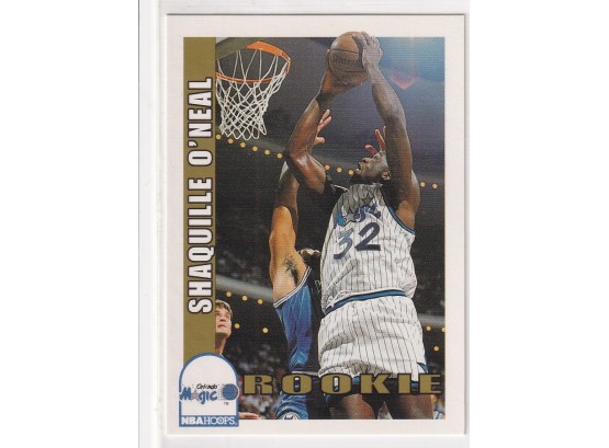 1992 Hoops Skybox Shaquille O'Neal Rookie