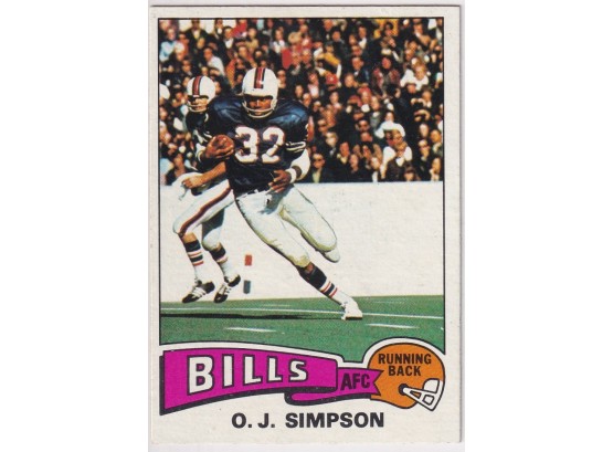 1975 Topps OJ Simpson