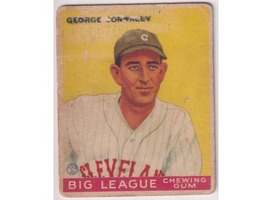1933 Goudey George Connally Rookie Card