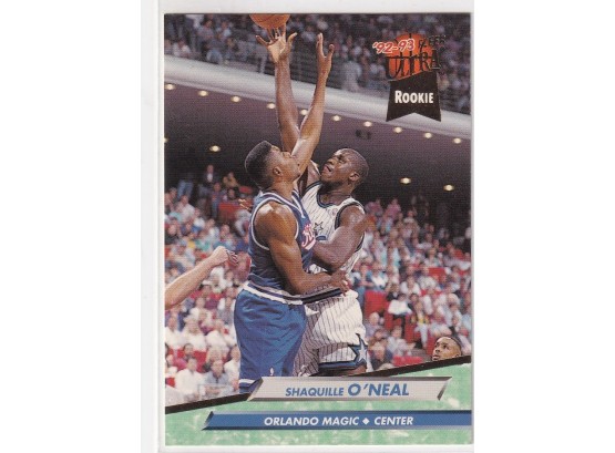 1992 Fleer Ultra Shaquille O'Neal Rookie Card