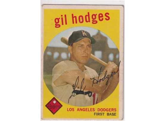 1959 Topps Gil Hodges