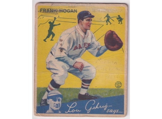 1934 Goudey Frank Hogan