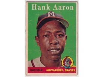 1958 Topps Hank Aaron