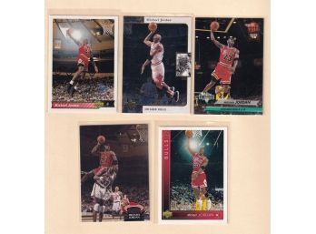 5 1990's Michael Jordan Cards