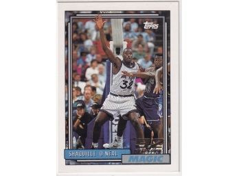 1992 Topps Shaquille O'Neal '92 Draft Pick Rookie Card