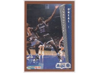 1992 Fleer Shaquille O'Neal Rookie Card