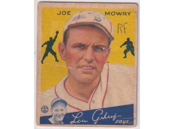 1934 Goudey Joe Mowry