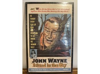 Vintage Movie Poster - John Wayne - Island In The Sky