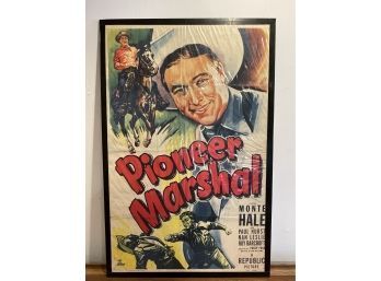 Pioneer Marshal Vintage Movie Poster - Numbered 49/680