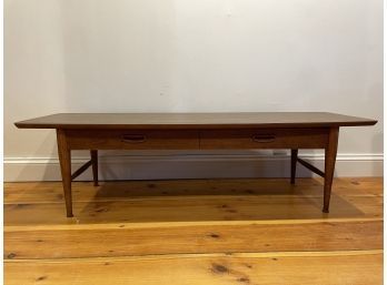 Mid Century Lane Modern Coffee Table With Drawer