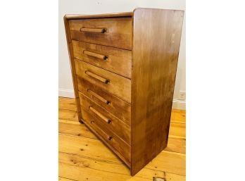1950s Vintage Templeton Mid-Century Modern Blonde Maple Wood Dresser
