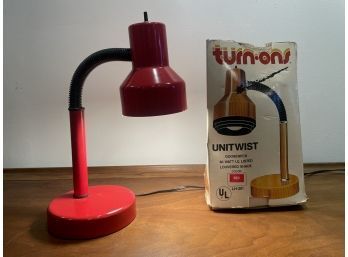 Vintage Table Lamp - Turn Ons - Unitwist Gooseneck - With Original Box