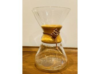 Vintage Chemex Half Gallon 11 Inch Tall Pyrex Coffee Maker
