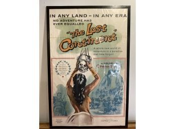 Vintage Movie Poster - The Lost Continent