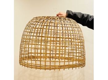 Large Over Sized Rattan Woven Shade - See Photos!!!!