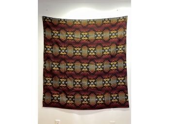 Vintage Woolrich Aztec Design Blanket