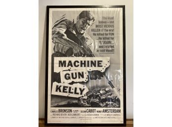 Vintage Movie Poster - Machine Gun Kelly - 1968 - 68/115