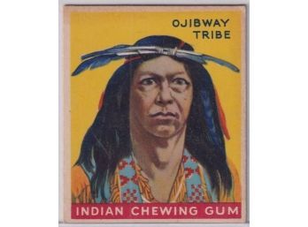 1933 Goudey Indian Gum Ojibway Tribe
