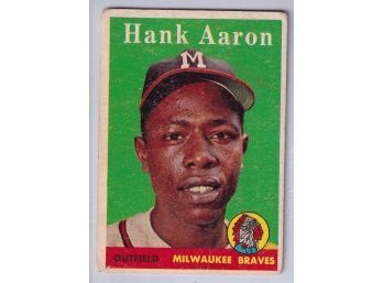 1958 Topps Hank Aaron