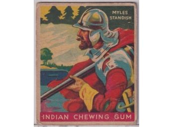1933 Goudey Indian Gum Myles Standish