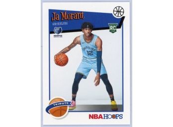 2019 NBA Hoops JA Morant Rookie Card