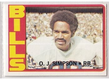 1972 Topps OJ Simpson