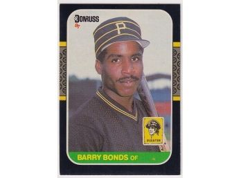 1986 Donruss Barry Bonds Rookie Card