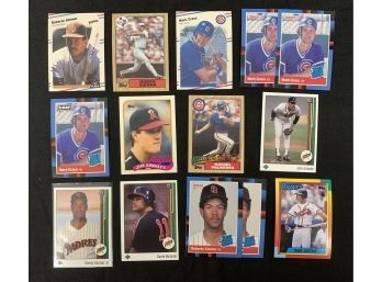 Large Lot Of 1980's Rookie Card Lot Baseball