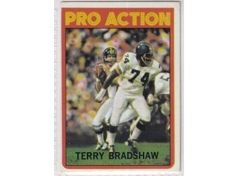 1972 Topps Terry Bradshaw Pro Action